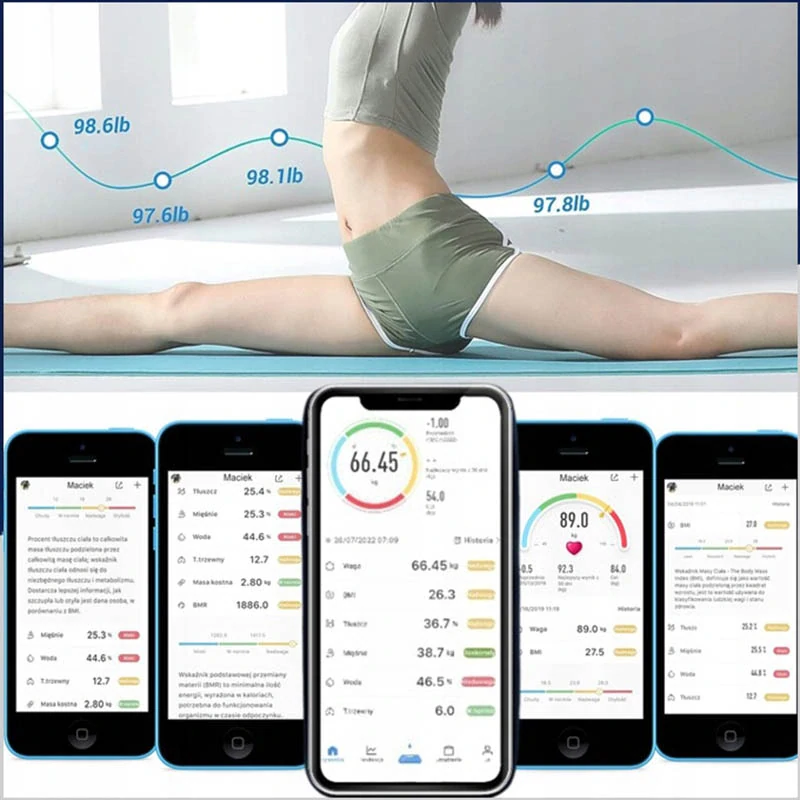 Smart osobná váha Bluetooth
