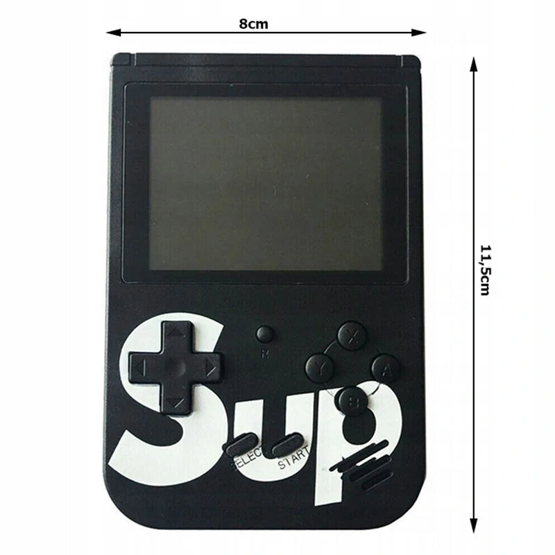 Herná konzola Sup Retro so 400 hrami - čierna