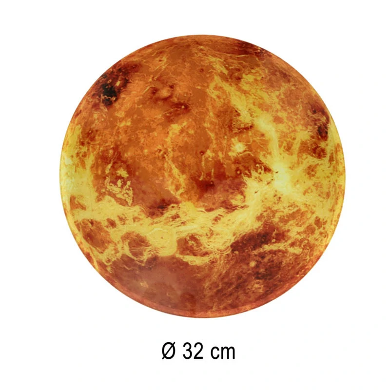 Nástenné hodiny Planéta Mars s LED displejom 32 cm