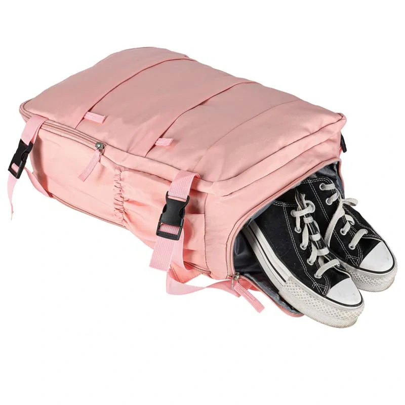 Príručný turistický batoh na cestovanie 45 × 30 cm ružový