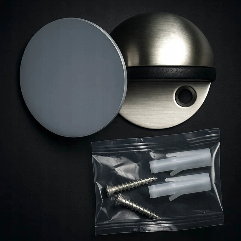 Polokrúhly doraz na dvere z nerezovej ocele