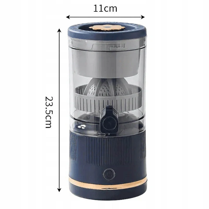 Automatický odšťavovač na citrusy 500 ml – tmavomodrý