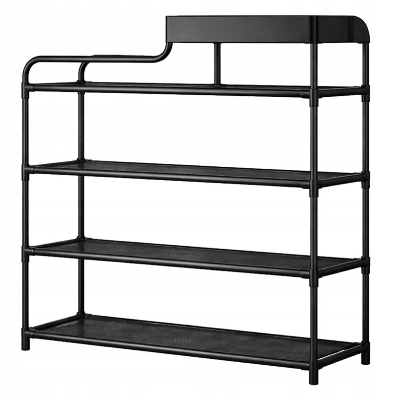 Regál na topánky 82cm čierny