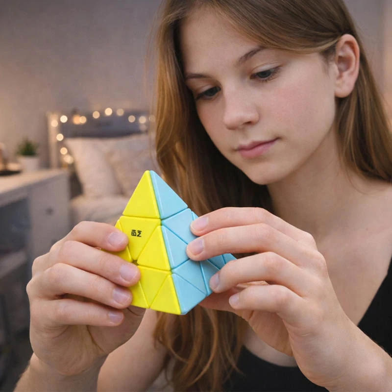 Logická kocka pyramída 3 x 3 x 3 Pyraminx