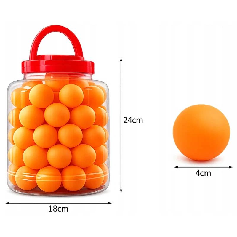 Loptičky na stolný tenis 60 ks oranžové