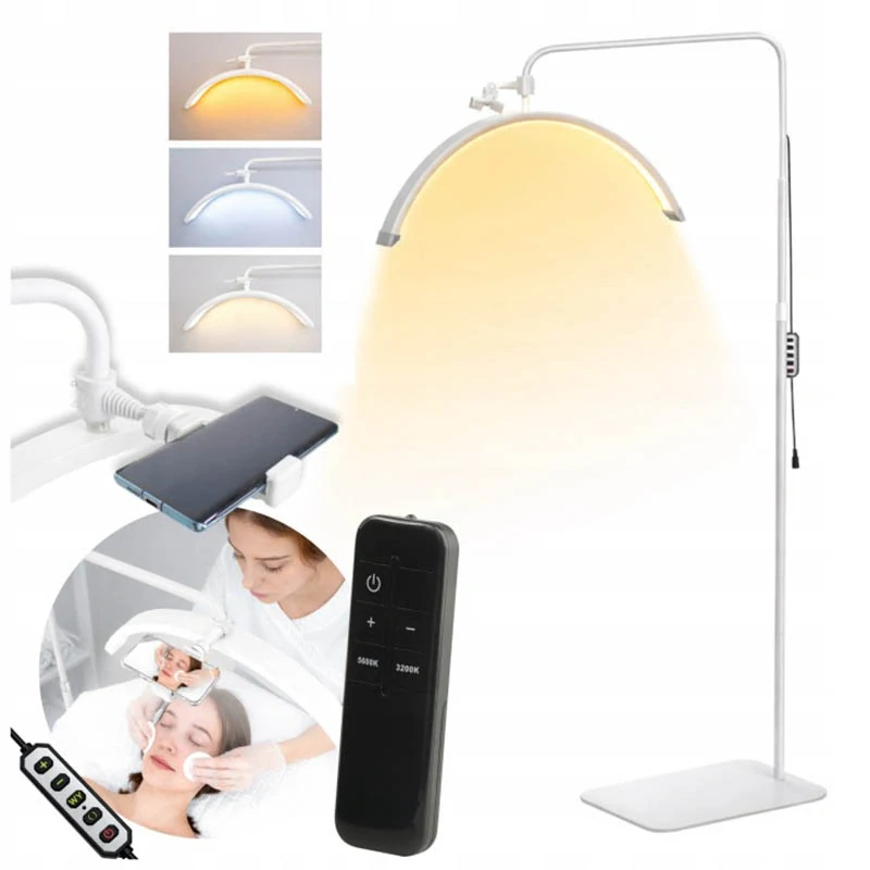 Kozmetická LED lampa polmesiac 40 W biela