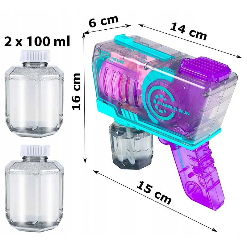 Pištoľ - Automatický výrobník mydlových bublín 