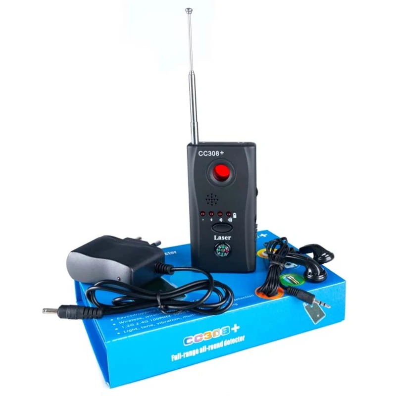 Detektor skrytých kamier a GPS lokátorov s laserovou sondou a RF detekciou