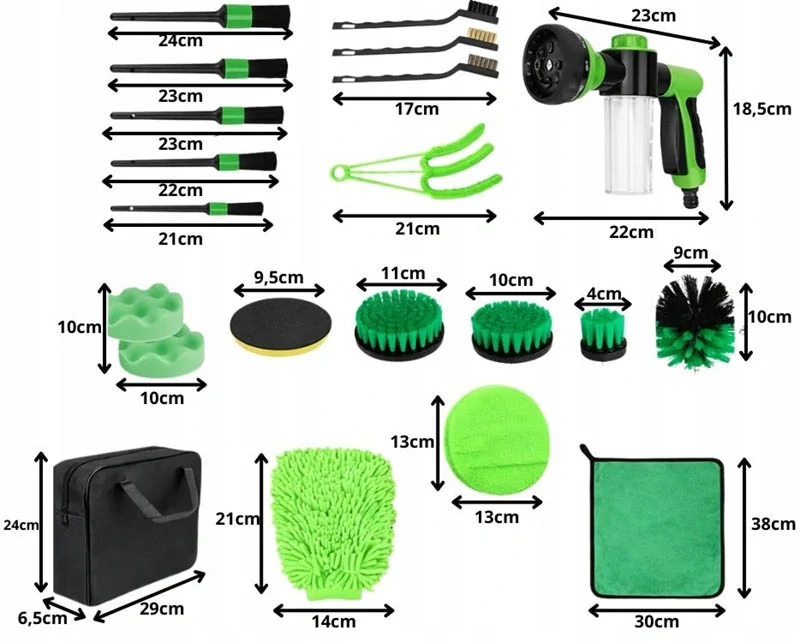 Sada na čistenie auta 21 ks