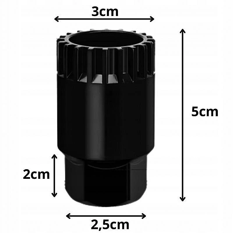 Kľúč na demontáž osi pedálov bicykla (štvorhran)