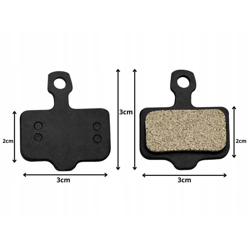 Brzdové doštičky na kotúčové brzdy bicykla