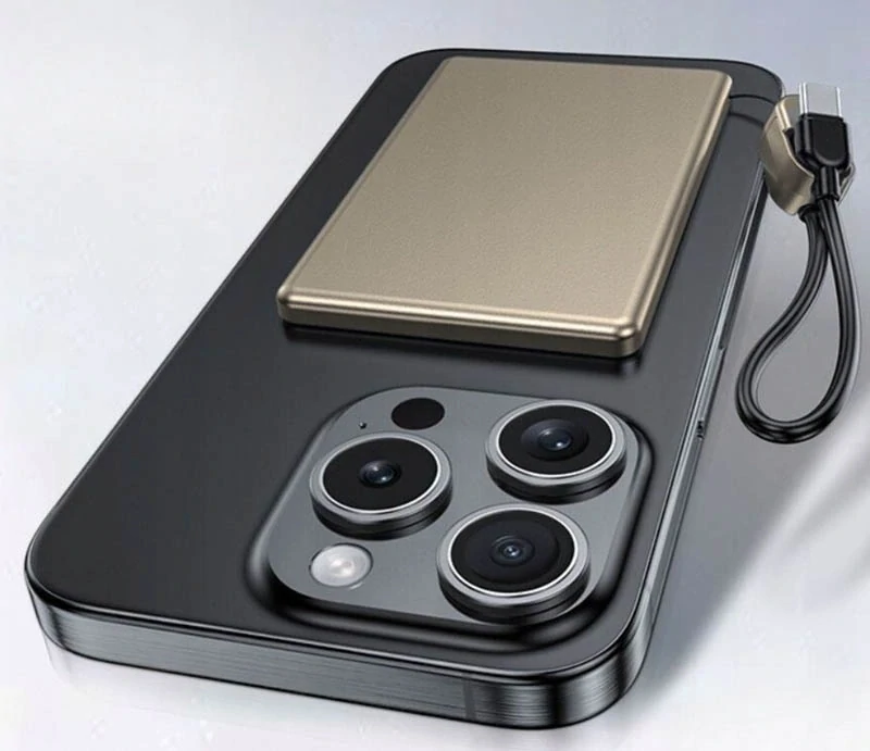 Powerbanka 5000 mAh s rýchlym nabíjaním 20 W zlatá