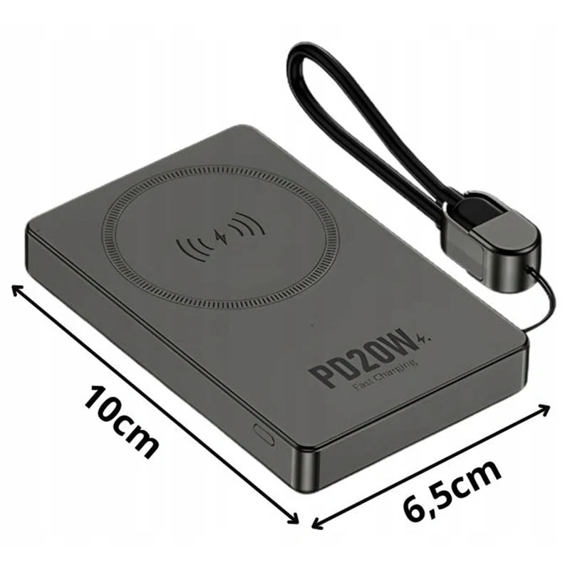 Powerbanka 10000 mAh s rýchlym nabíjaním 20 W sivá