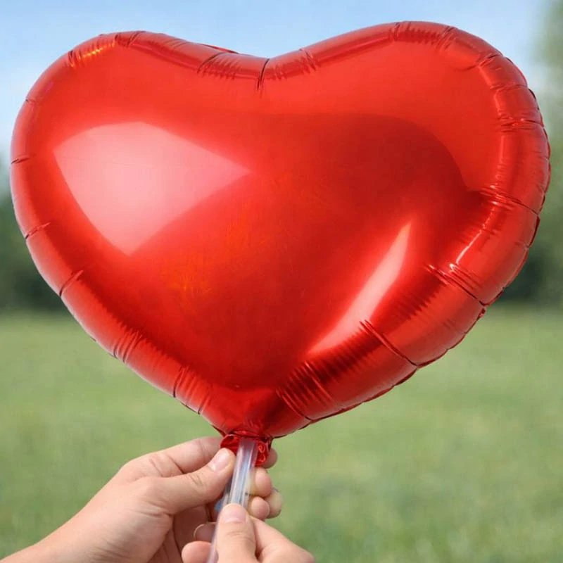 Fóliový balón červené srdce 45 cm
