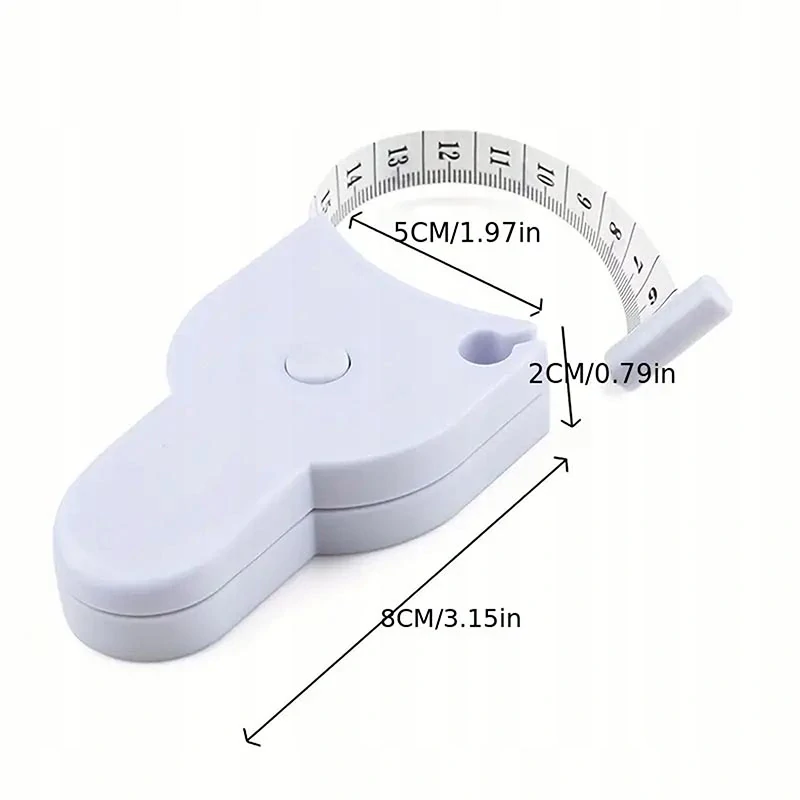 Automatický meter na meranie obvodov tela 150 cm