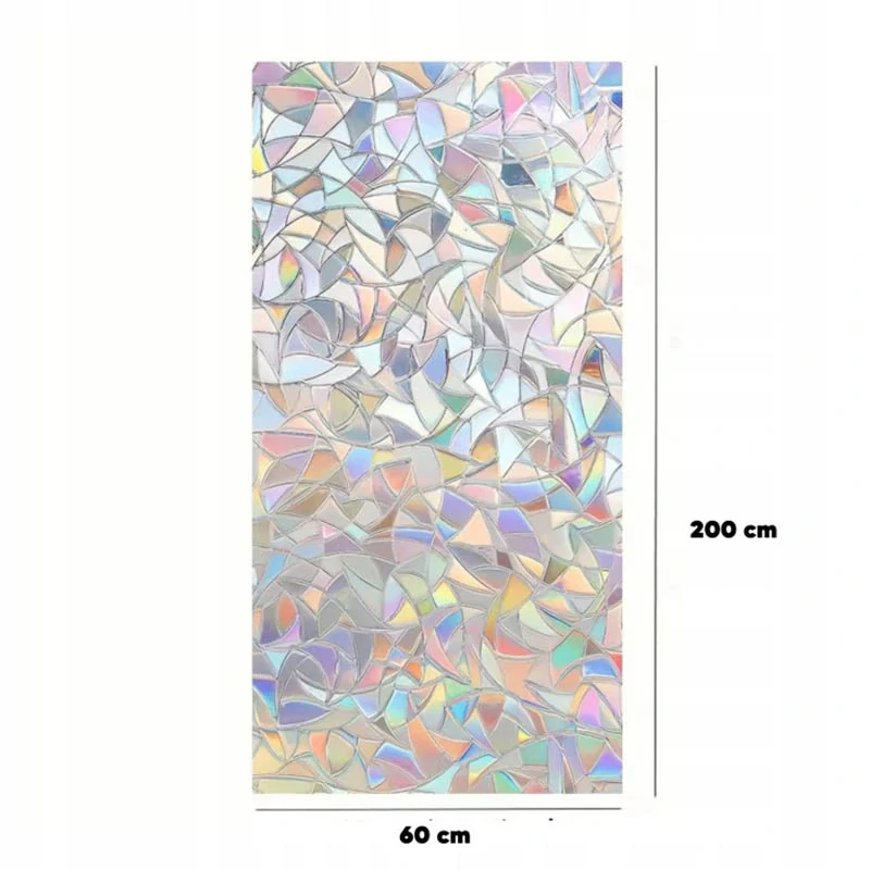 Okenná fólia vitráž 200 × 60 cm