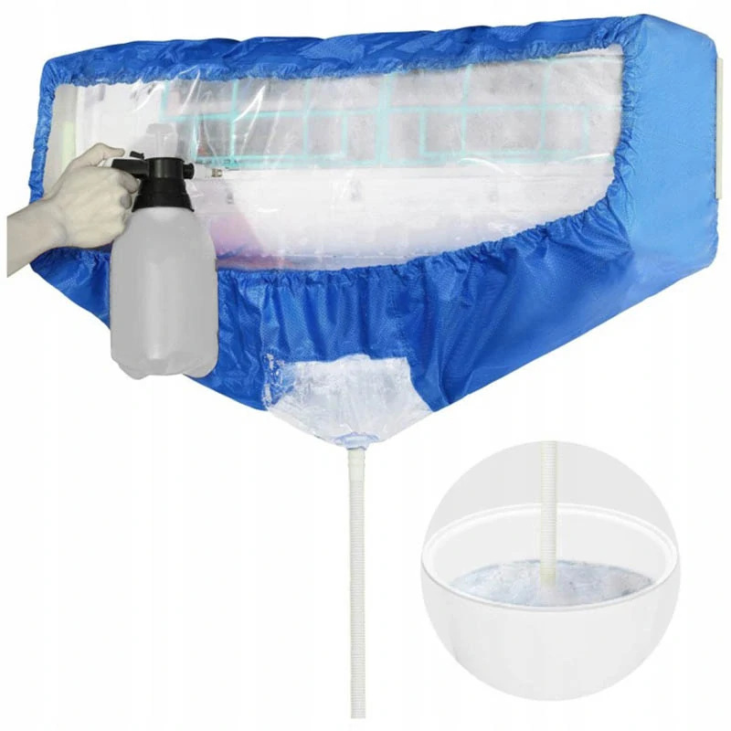 Obal na čistenie klimatizácie 100–130 cm s odtokovou hadicou