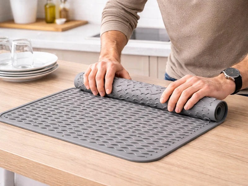 Odkvapkávacia podložka silikónová 40 x 30 cm