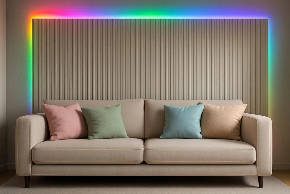 Neónový LED pás RGB 10 m 220–240V