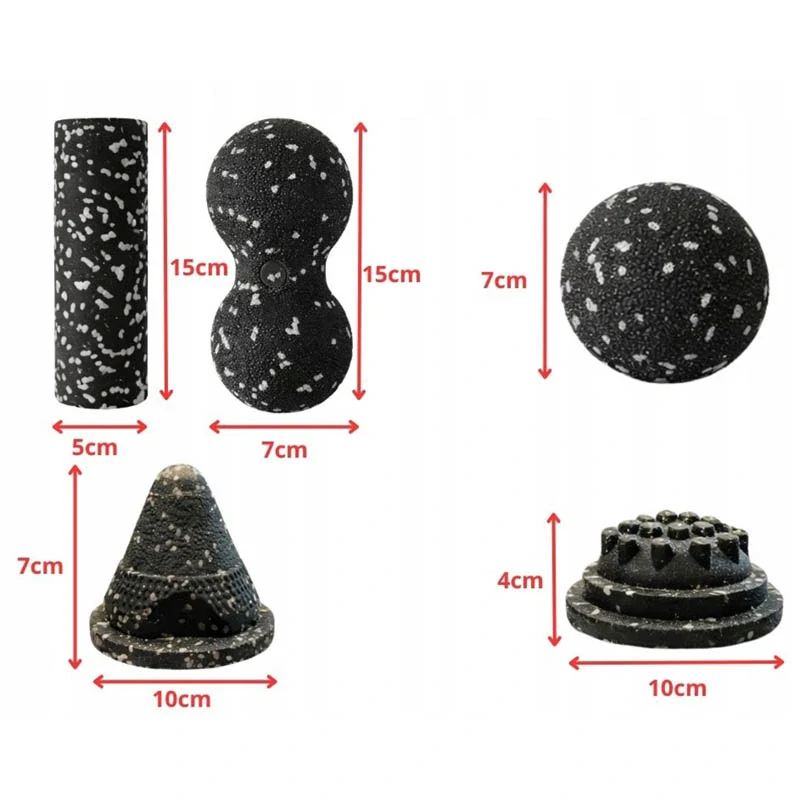 Sada masážnych valcov 5v1