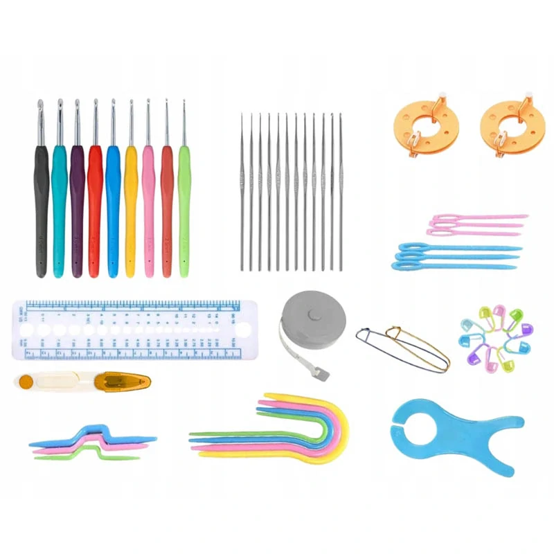 Sada na háčkovanie 52 ks s puzdrom