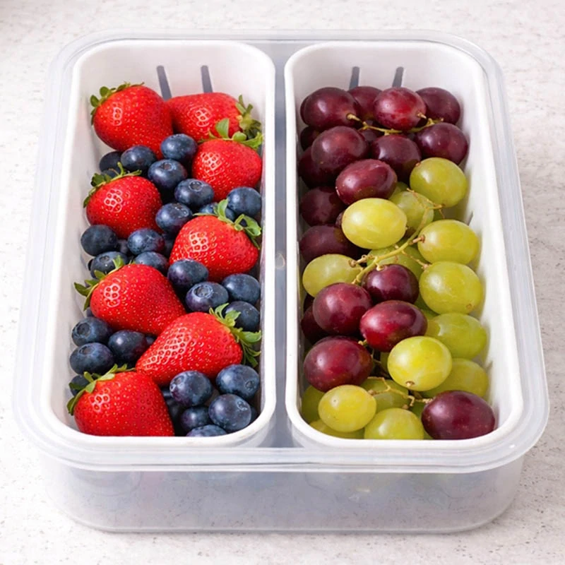 Nádoba do chladničky 2L s 2 odkvapkávacími vložkami