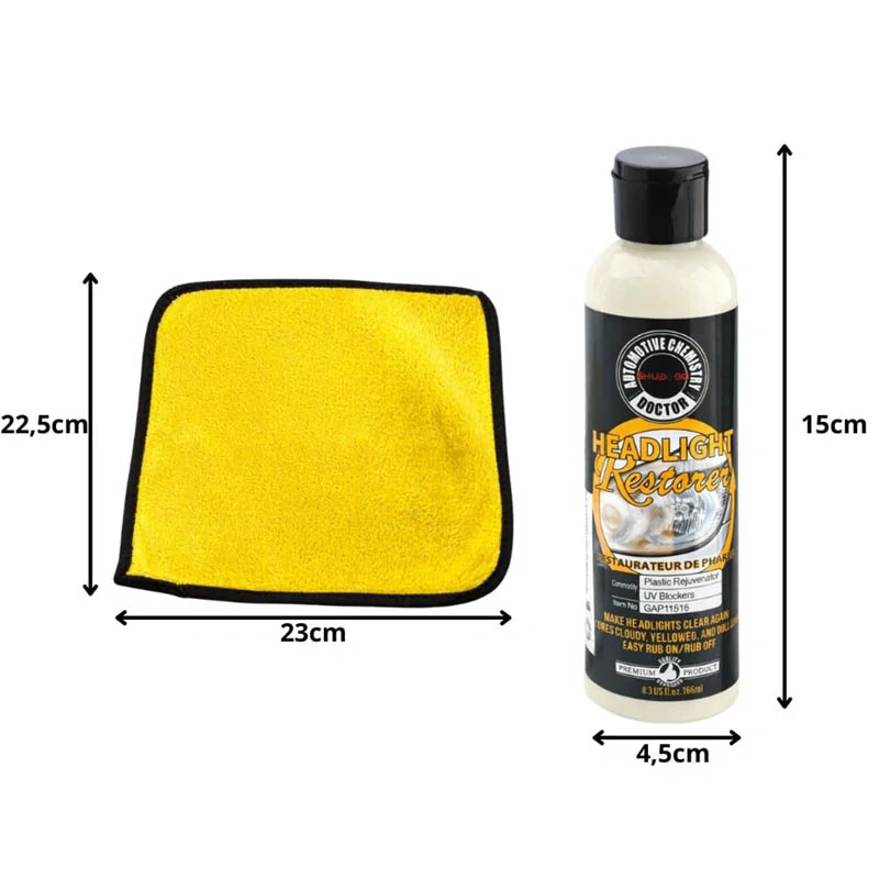 Sada na renováciu svetlometov auta