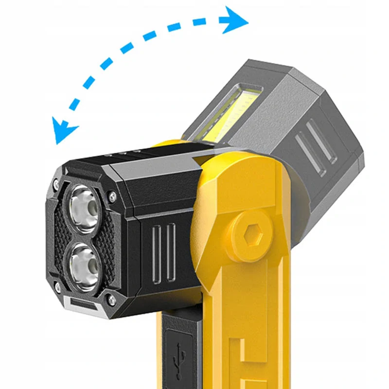 LED pracovná lampa s COB panelom a powerbankou