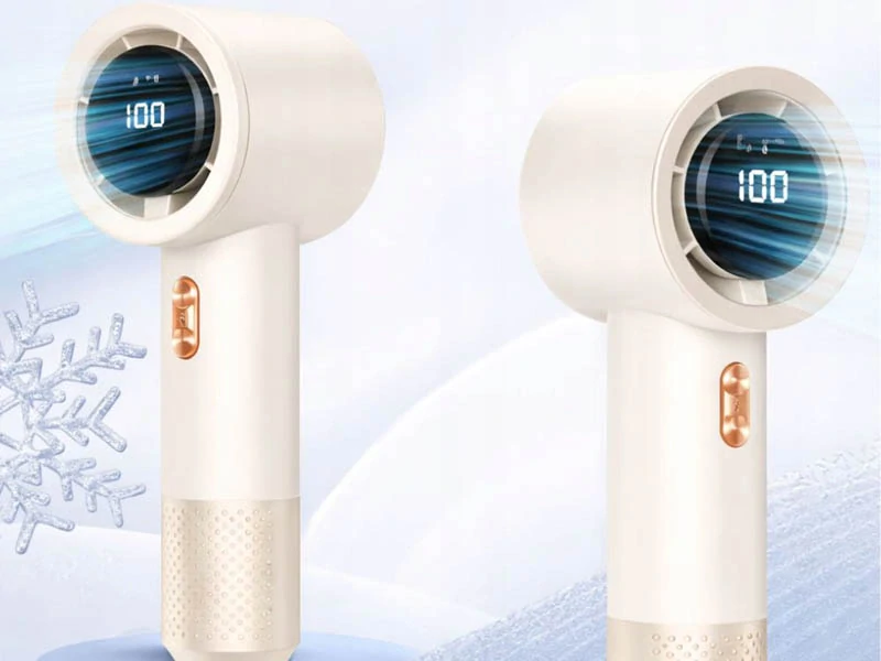 Ručný mini ventilátor USB biely