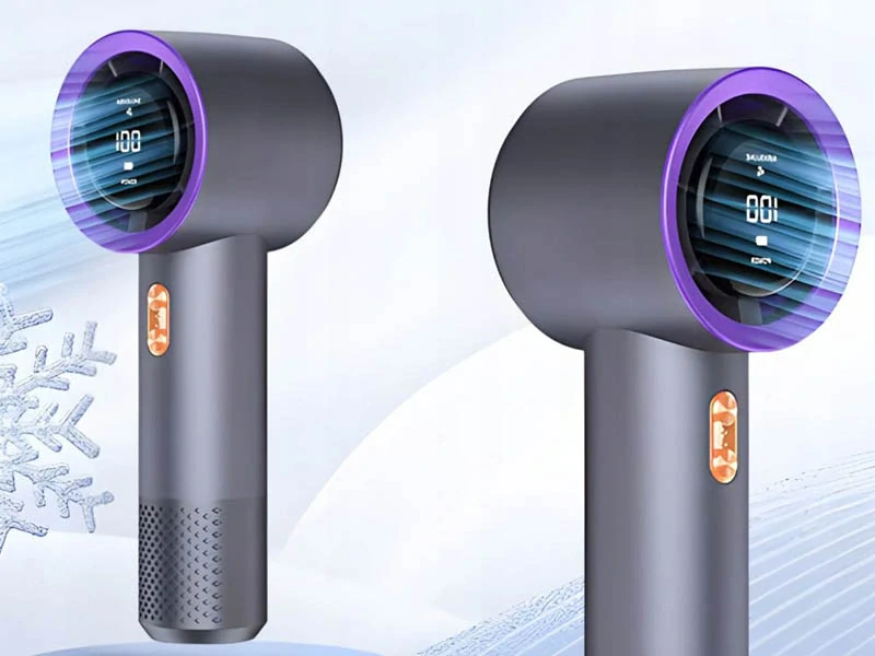 Ručný mini ventilátor USB čierny