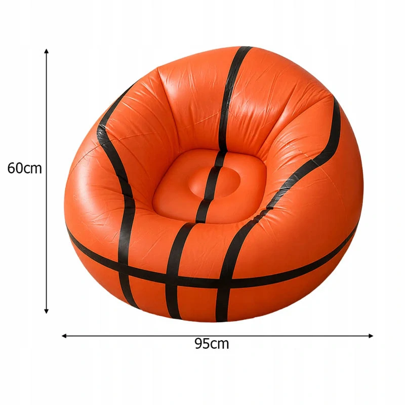 Nafukovacie kreslo basketbalová lopta