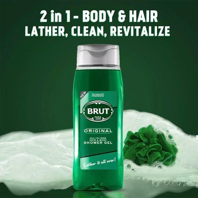 Brut Original All-In-One Hair & Body Shower Gel 500 ml