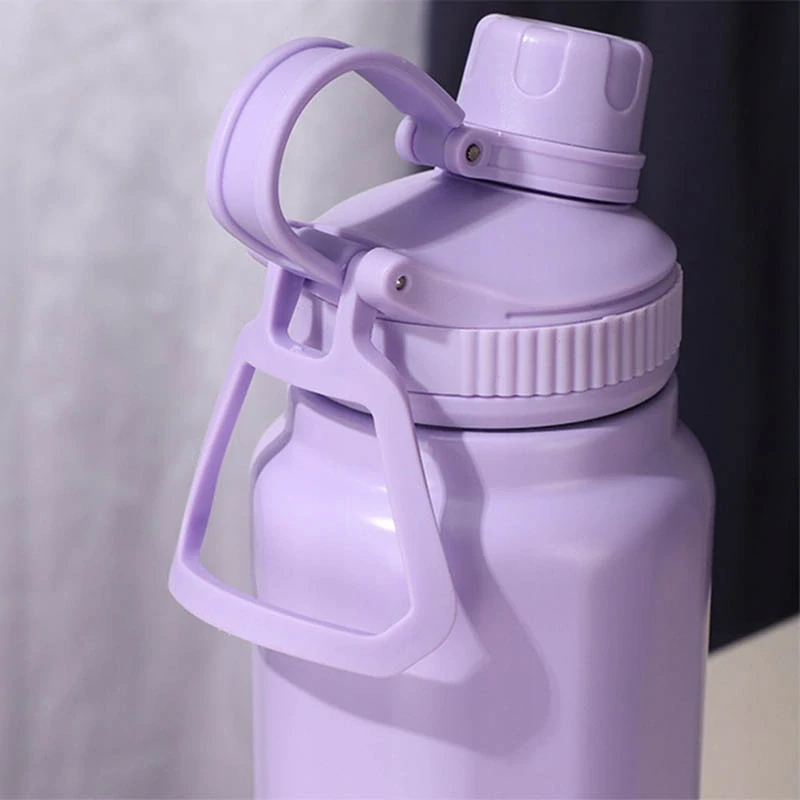 Nerezová termoska s náustkom 700 ml fialová