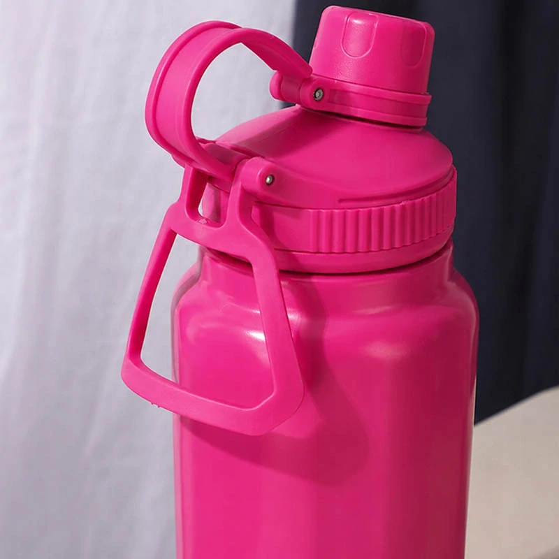 Nerezová termoska s náustkom 700 ml ružová