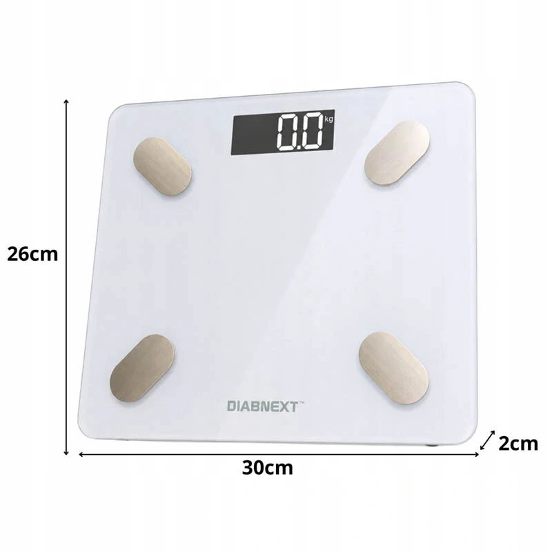 Osobná digitálna váha s LED displejom Diabnext do 180 kg