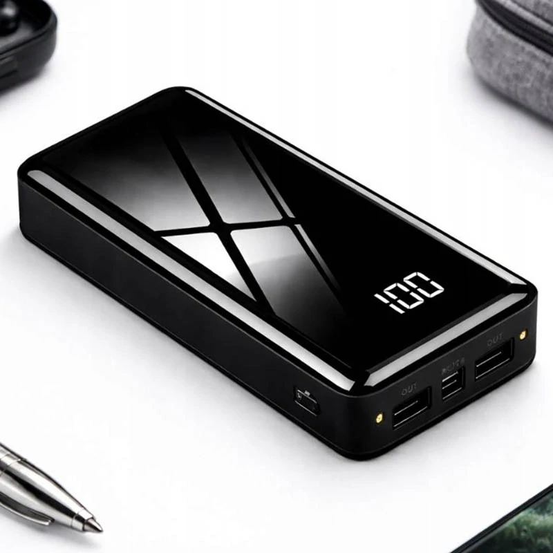Powerbanka 20 000 mAh s baterkou