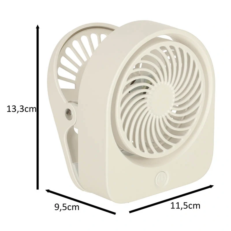 Stolný ventilátor s klipom USB