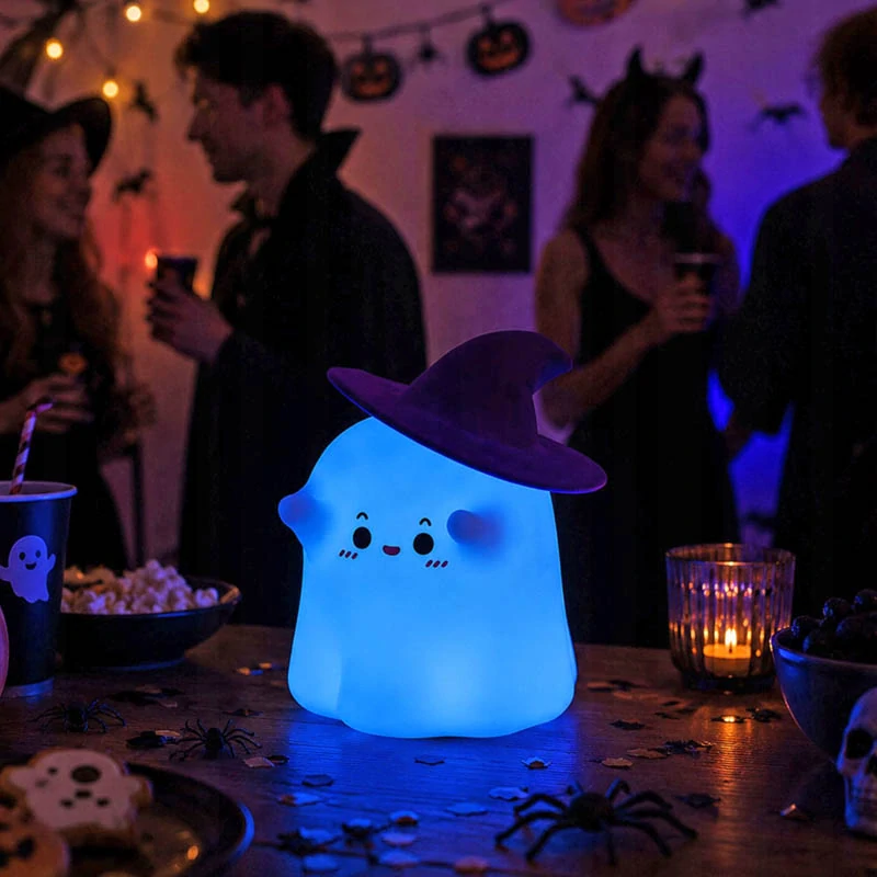 Nočné LED svetlo do detskej izby Duch 13 cm