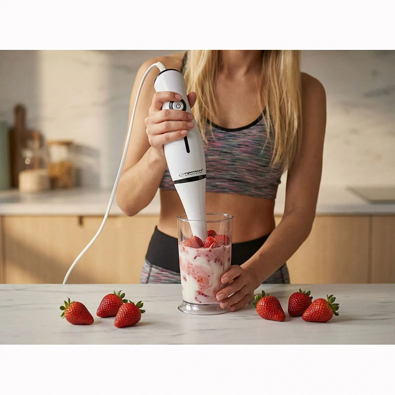Tyčový mixér Esperanza FRAPPE 250 W bielo-čierny