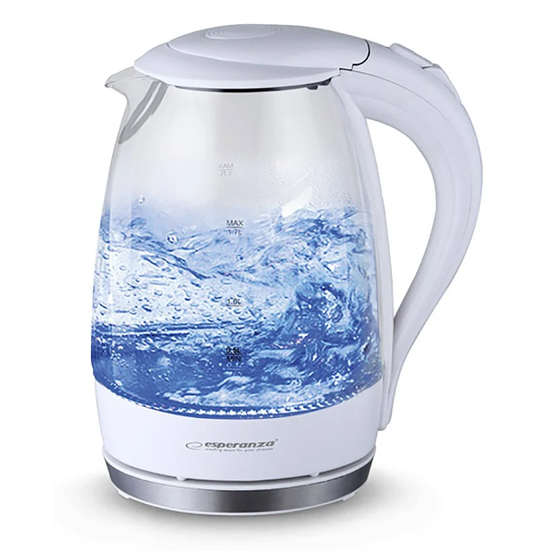 Sklenená rýchlovarná kanvica Esperanza Salto Angel 1,7 L