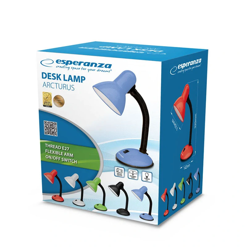 Stolná lampa Esperanza ARCTURUS červená