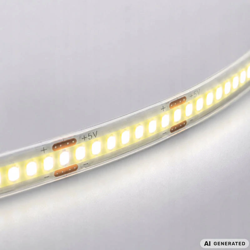 Samolepiaci LED pás 3 m USB 5 V – studené biele svetlo s vypínačom