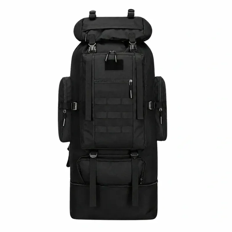 Turistický batoh 100 l na trekking a viacdňové výpravy čierny