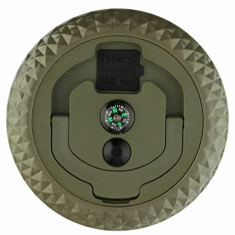Kempingová LED girlanda 10 m s navíjacím mechanizmom a powerbankou