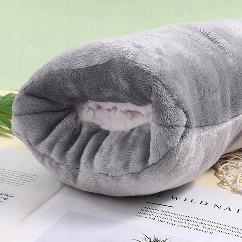 USB elektrický ohrievač rúk – mäkký vankúš 29 × 16 cm