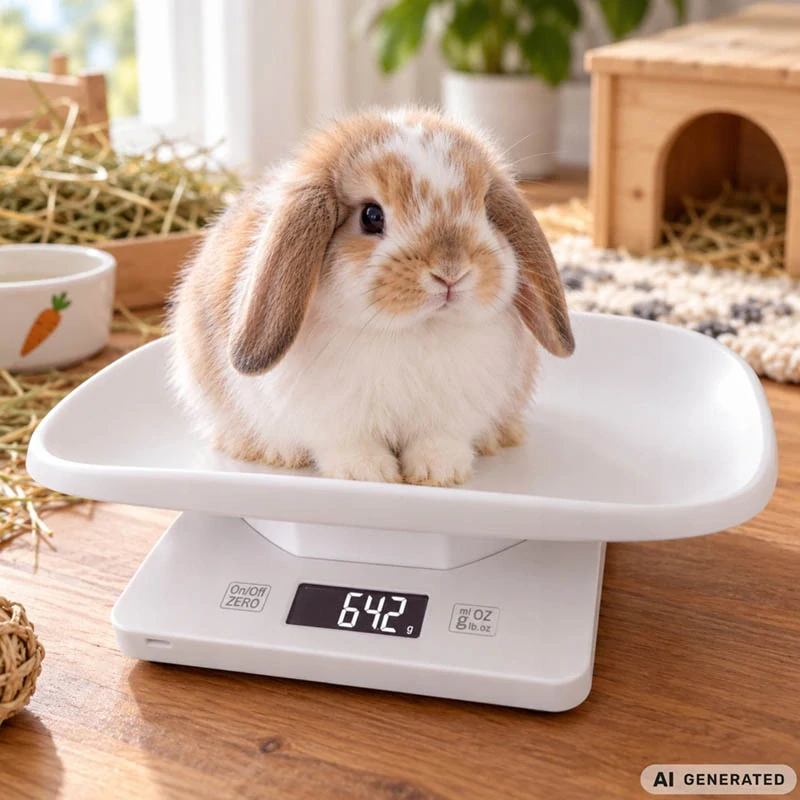 Elektronická LCD váha pre mačky a malé zvieratá do 10 kg / 1 g
