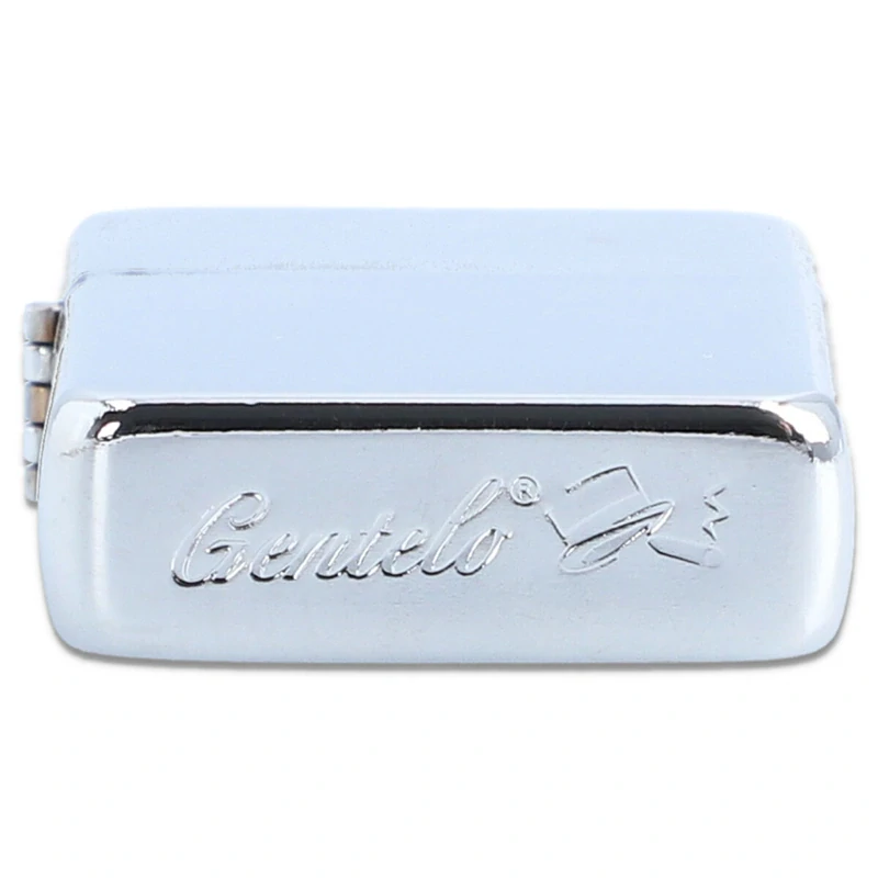 Gentelo Benzínový zapaľovač strieborný lesklý
