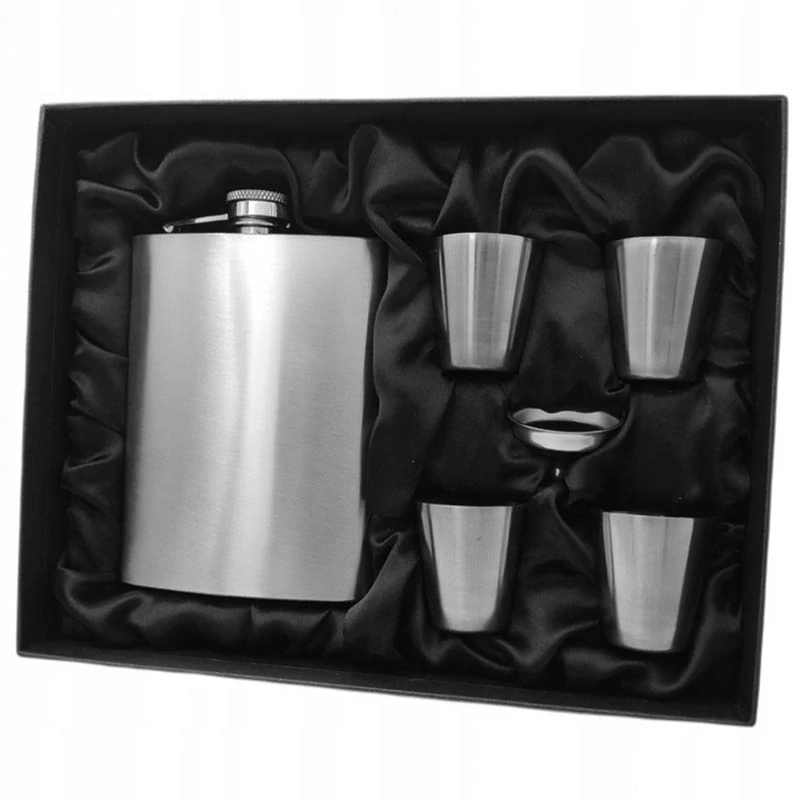 Darčeková sada ploskačka so štamperlíkmi a lievikom