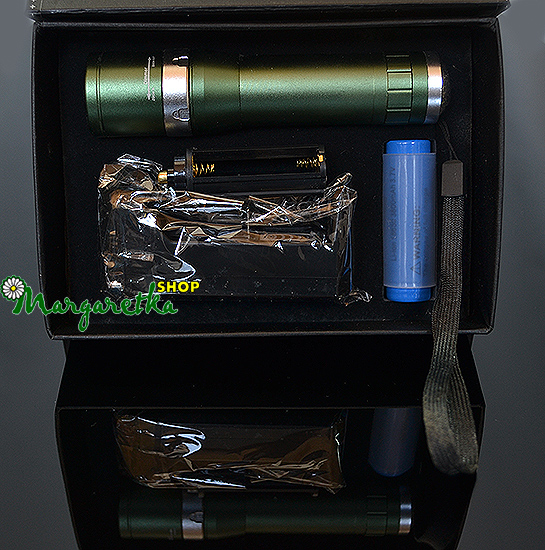 Baterka CREE LED green
