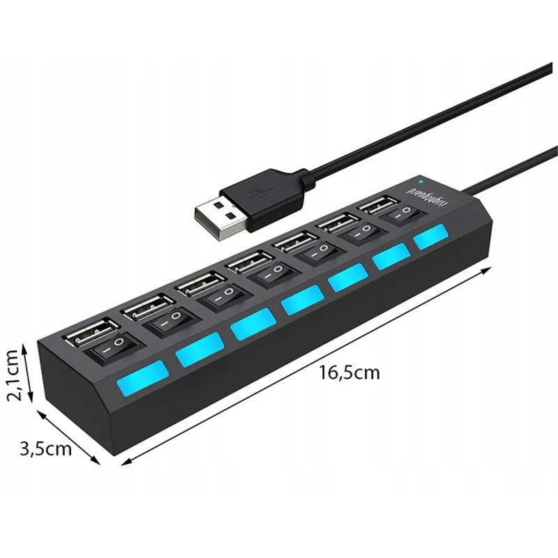 Rozbočovač Hub 7xUSB 2.0